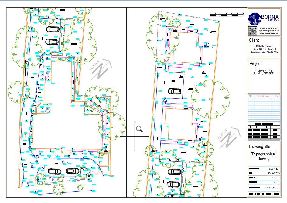 Topographical survey by Bornasurveys.co.uk