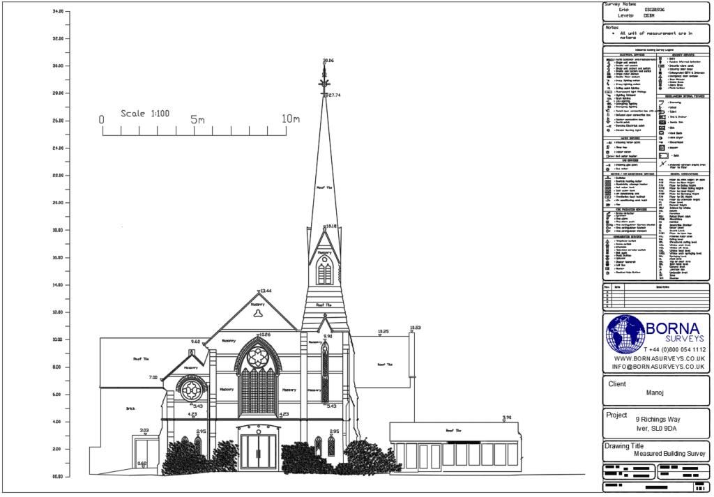 Street Elevation By Borna Surveys